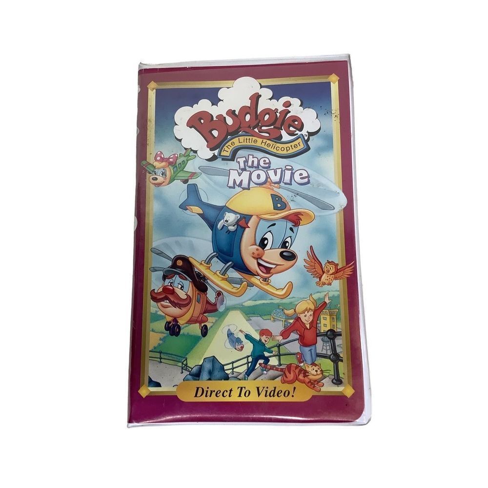 Vintage 1991 Budgie the Helicopter VHS Tape